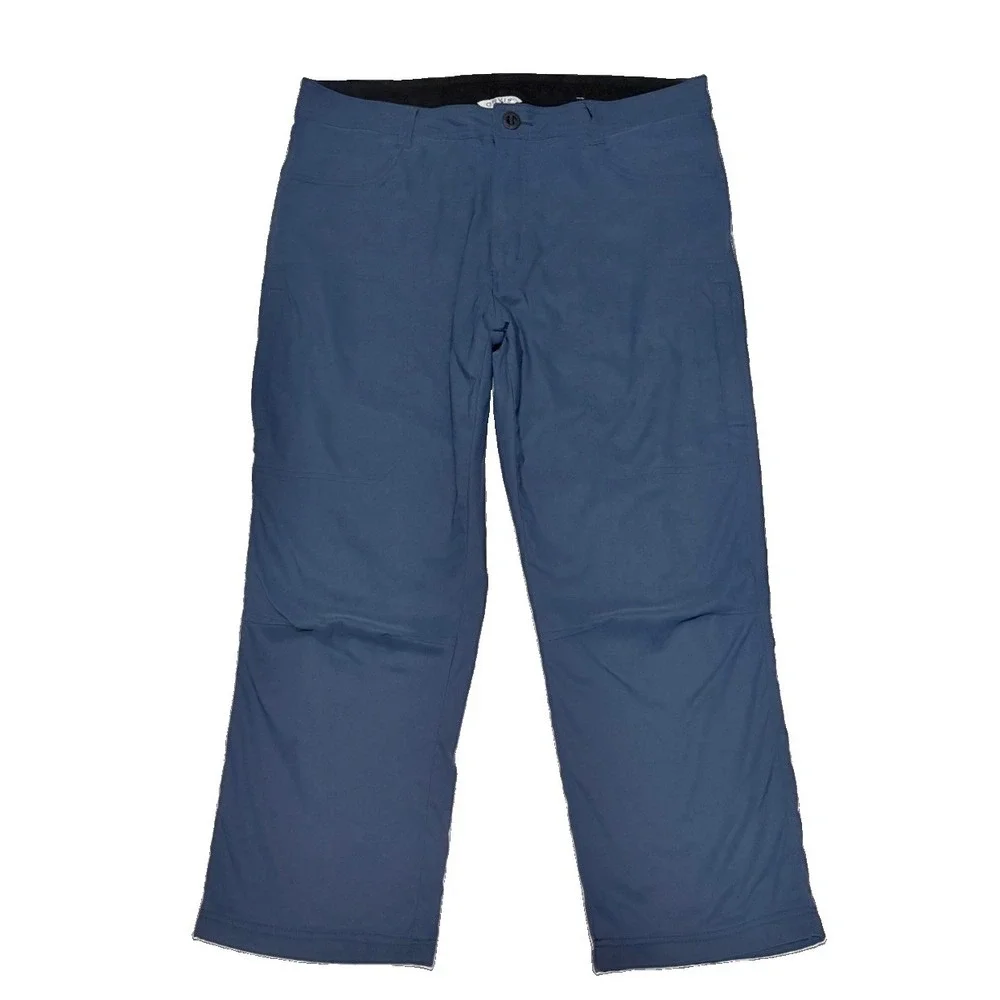 Orvis Pants Men 36x29 (28) Tech Fleece Line Stretch Blue Cargo Performance Hike